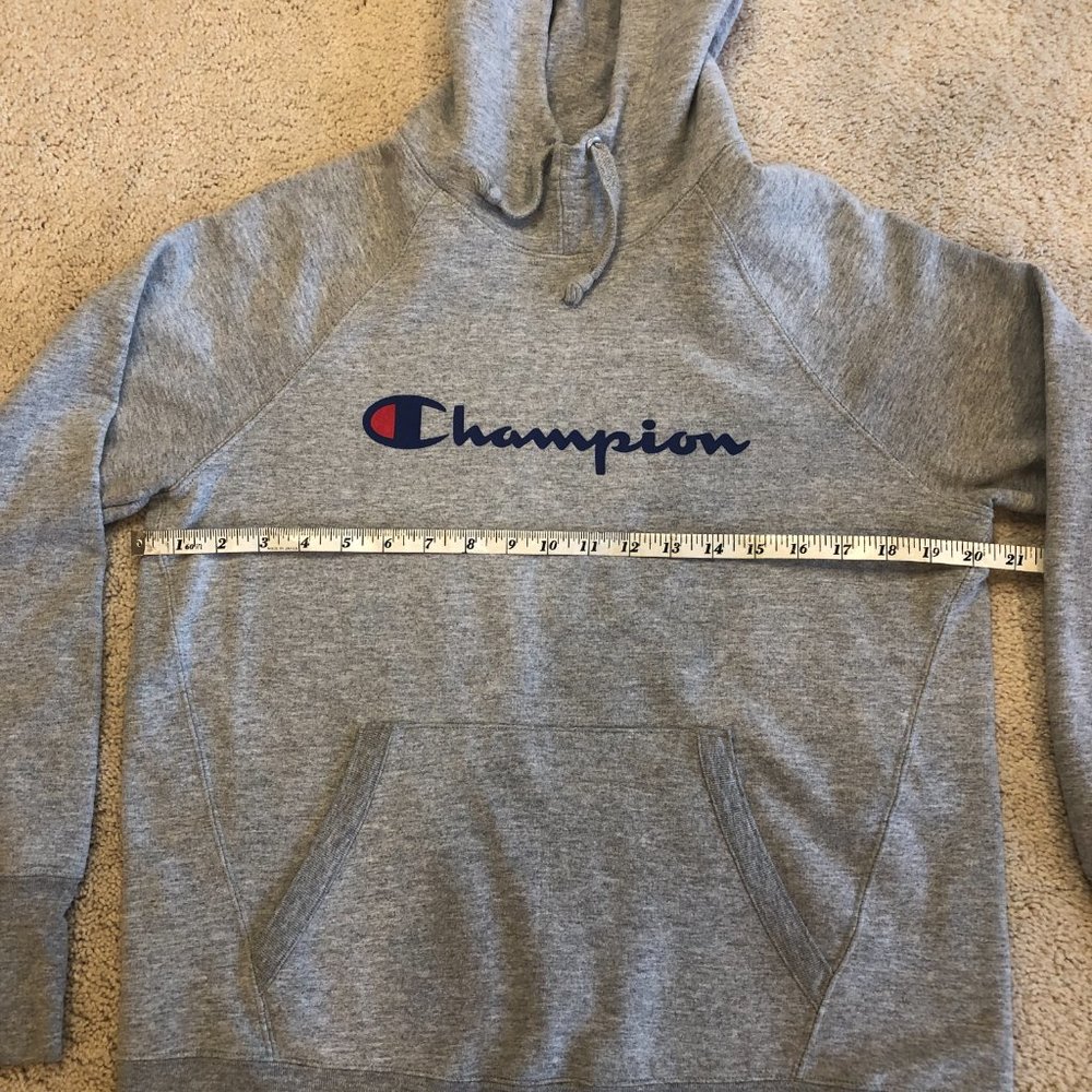 Women's Champion Gray Hoodie Sweatshirt - Picture 9 of 11